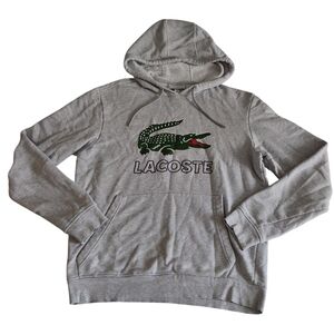 Lacoste Grey Hoodie Size Small